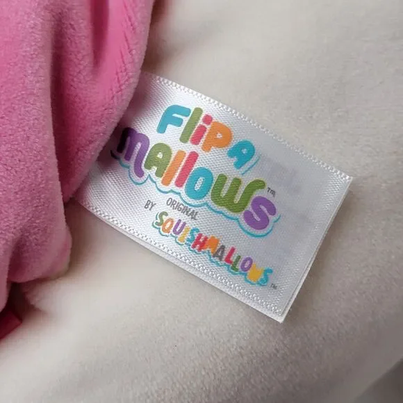 Squishmallows Geraldine Pink Cat Brock Bulldog Plush Flipamallow 9” Stuffed - Picture 5 of 9